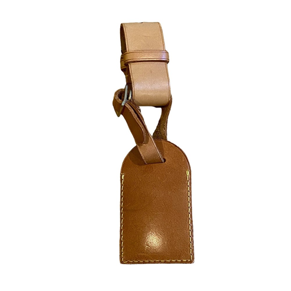 Louis Vuitton Authentic Leather Luggage Tag and Belt Set - Picture 3 of 9